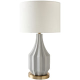 Crandall Fluted Lamp Table + Desk Lamps DES880234