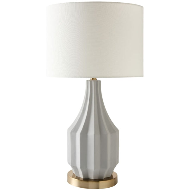 Crandall Fluted Lamp Table + Desk Lamps DES880234