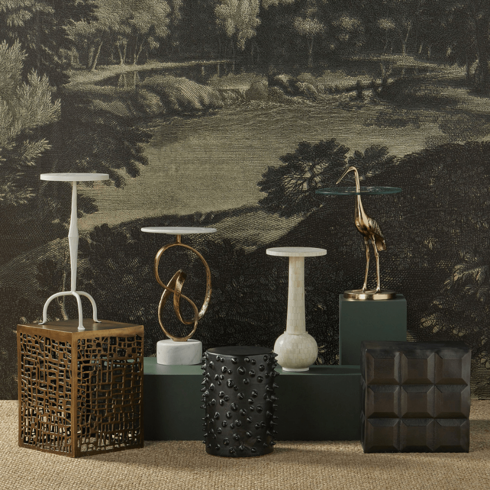 Crane Accent Table Side Tables 4000-0194 00633306059481