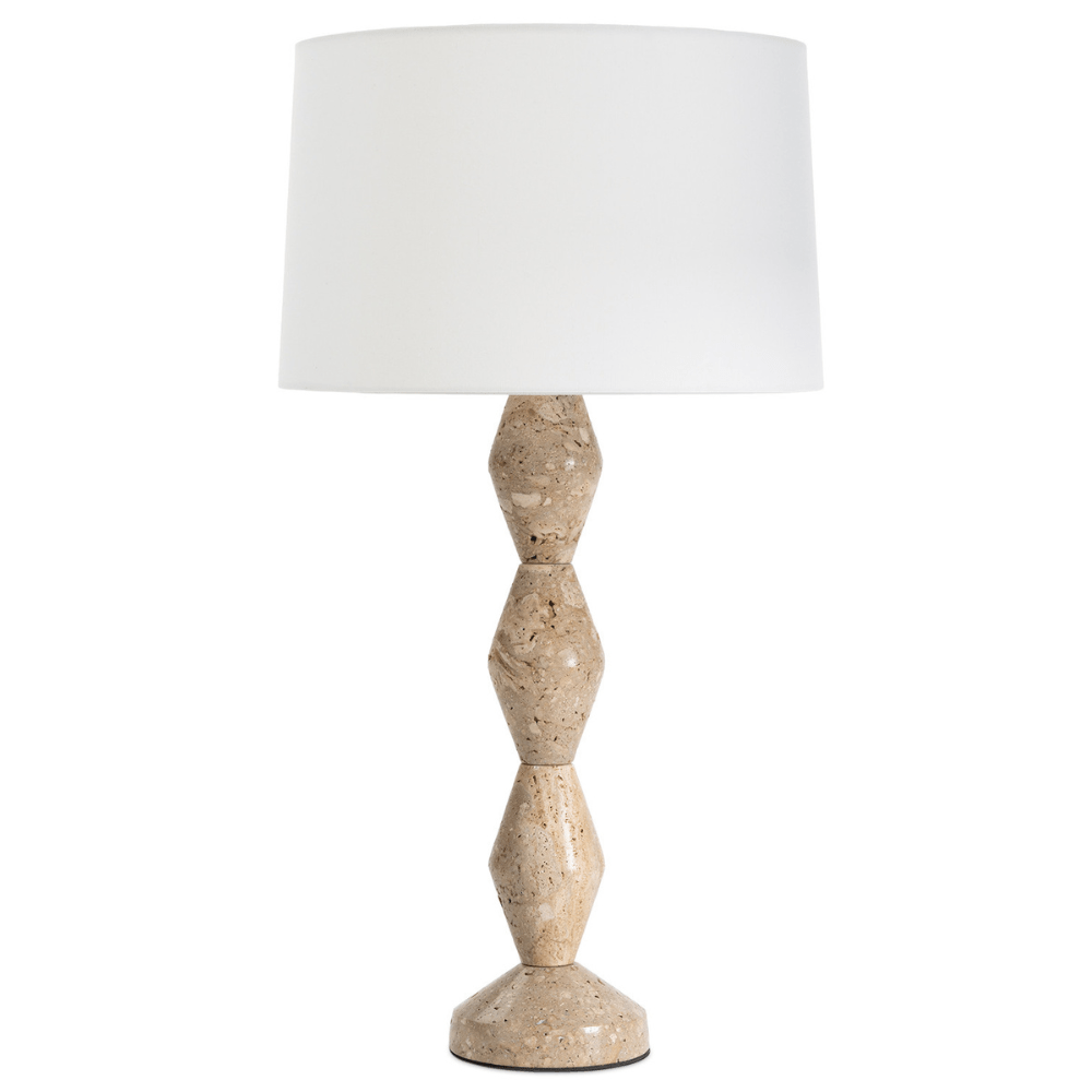 Crew Travertine Buffet Lamp Lighting 13-1679