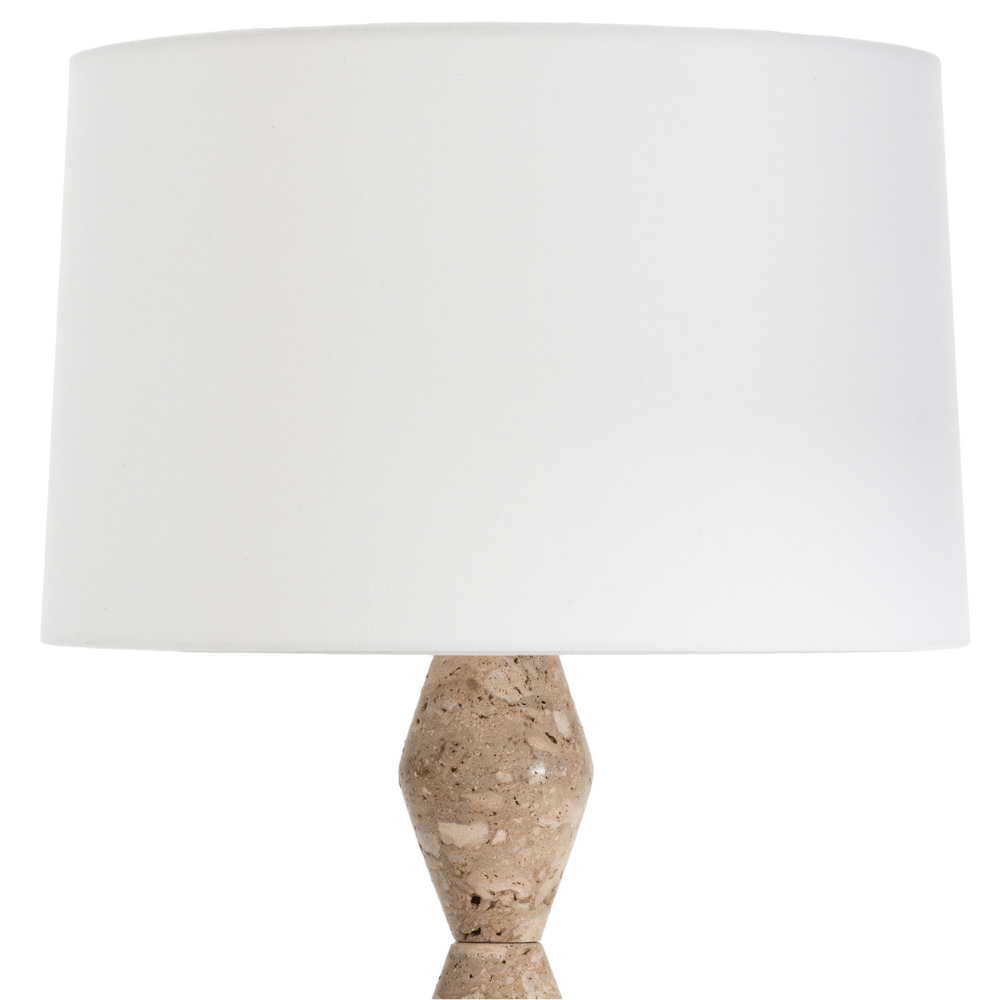 Crew Travertine Buffet Lamp Lighting