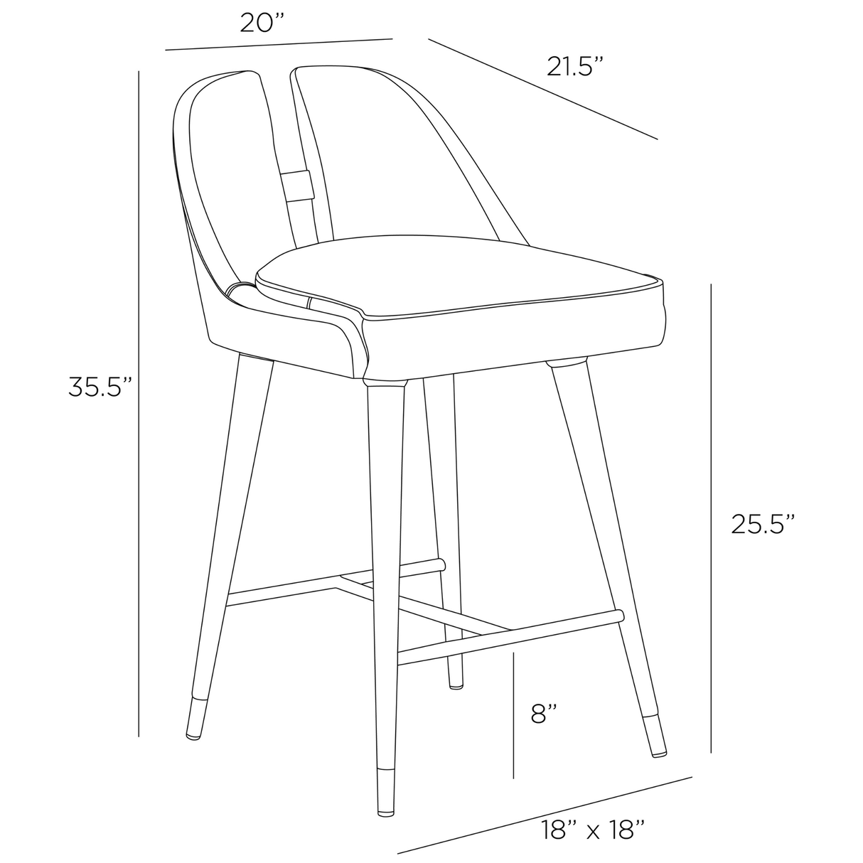 Crowley Bar & Counter Stool Bar & Counter Stools