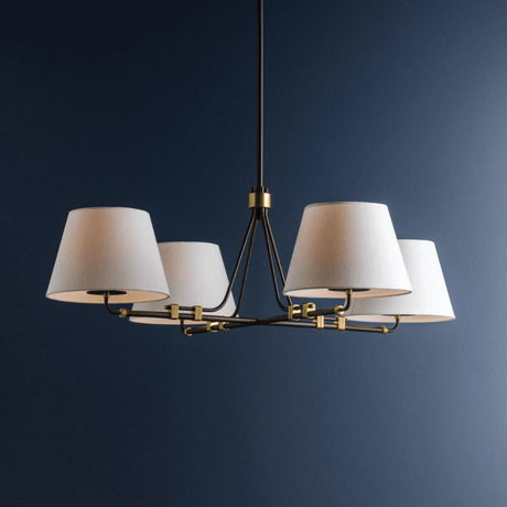 Crown Heights Chandelier Chandeliers 1064-AGB/DB