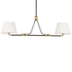 Crown Heights Linear Chandeliers 1062-AGB/DB