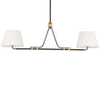 Crown Heights Linear Chandeliers 1062-AGB/DB