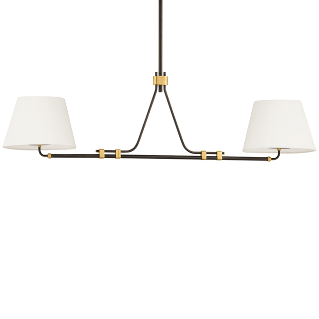 Crown Heights Linear Chandeliers 1062-AGB/DB