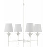 Crystorama Broche 4 Light Chandelier Chandeliers crystorama-534-MT 633779051296