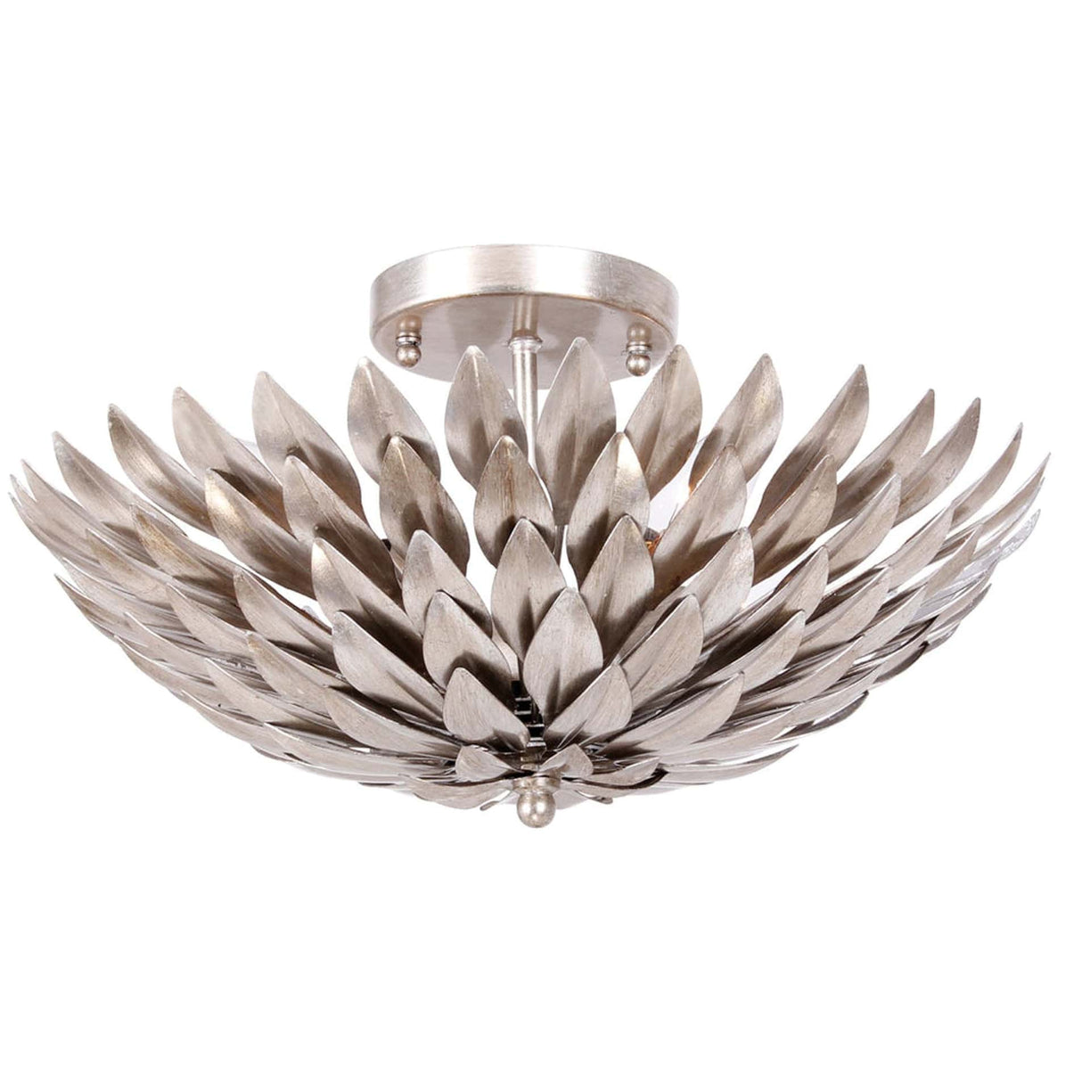 Crystorama Broche 4 Light Semi Flush Mount Ceiling Light Fixtures 505-SA 633779027529