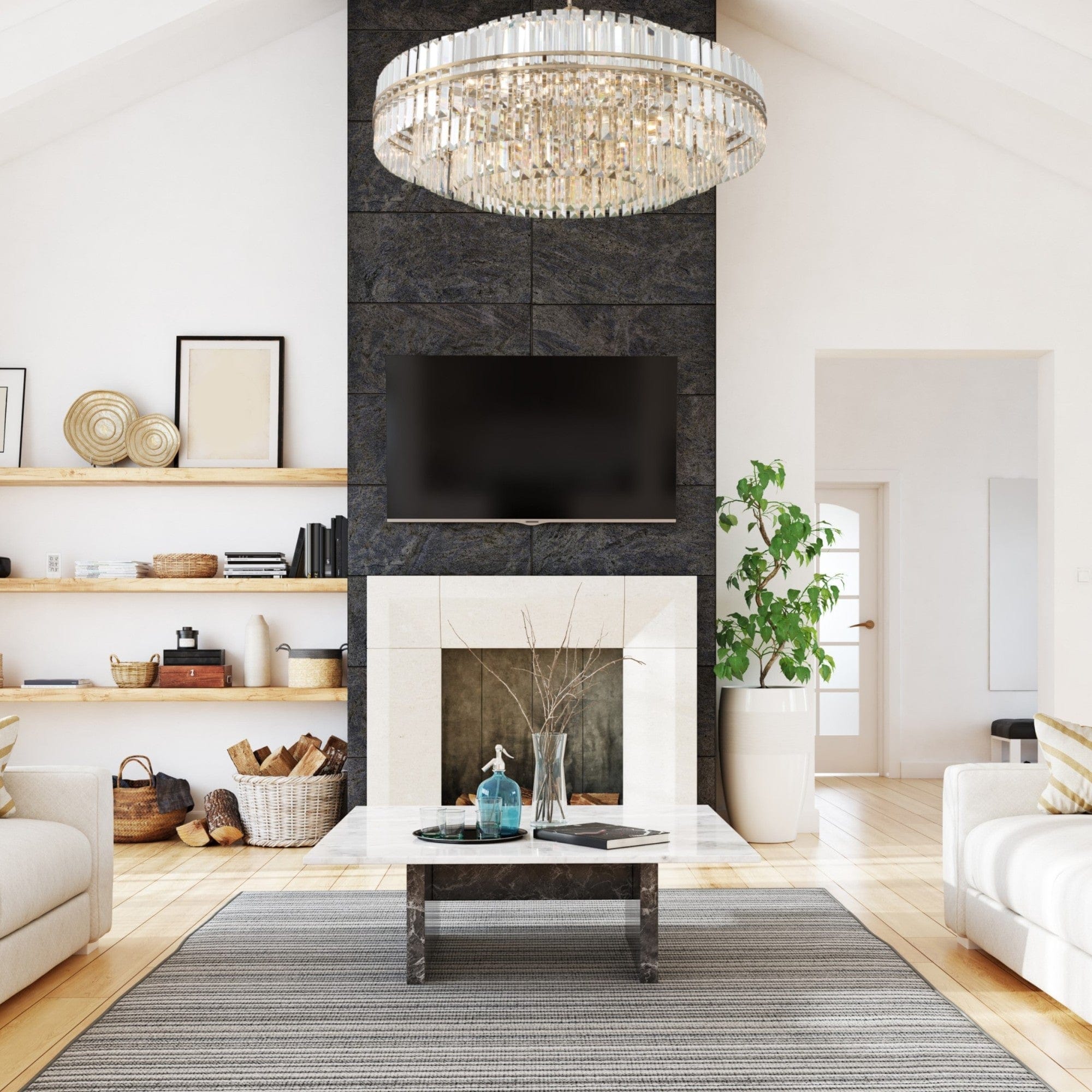 Hayes Chandelier Meadow Blu