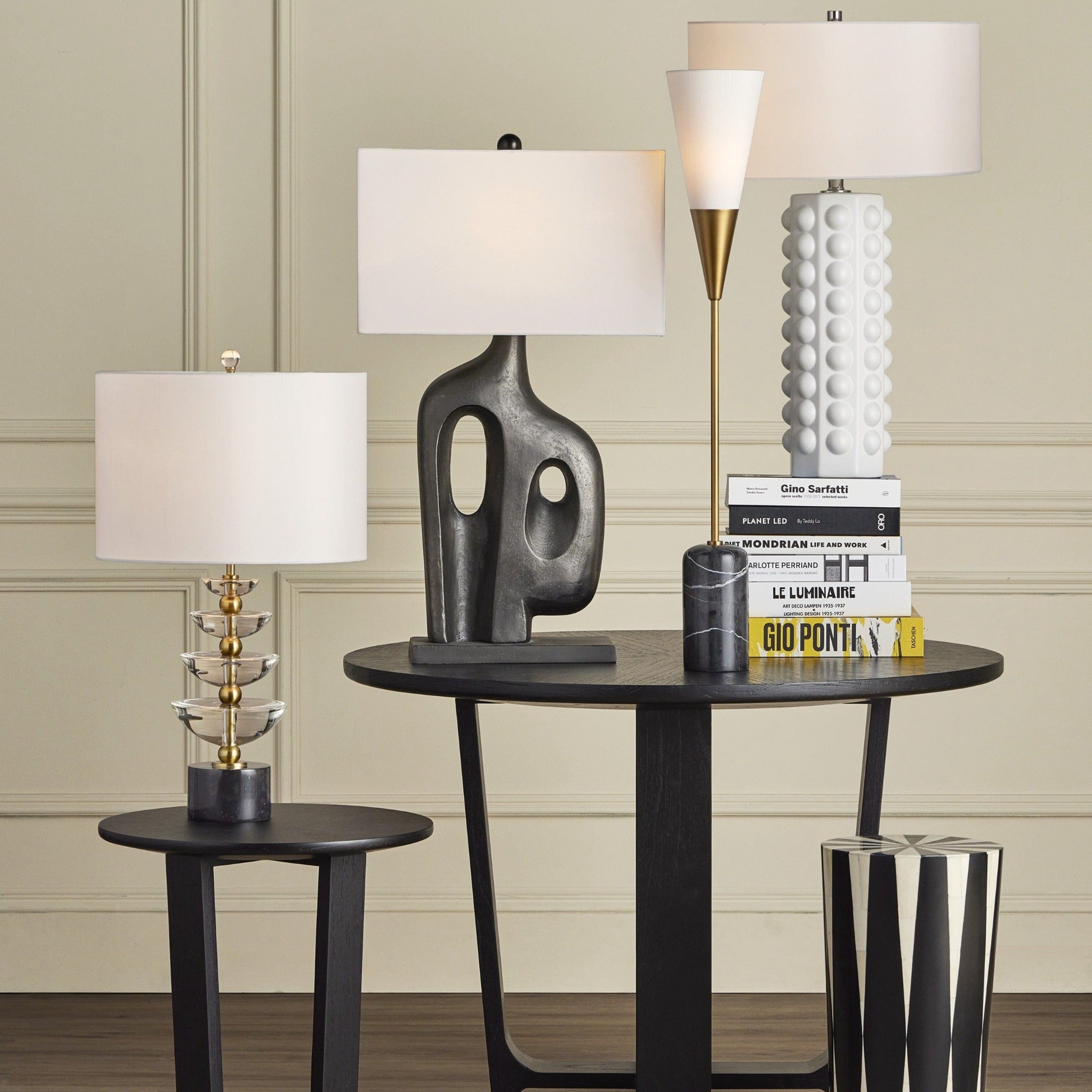 The white deals company table lamps