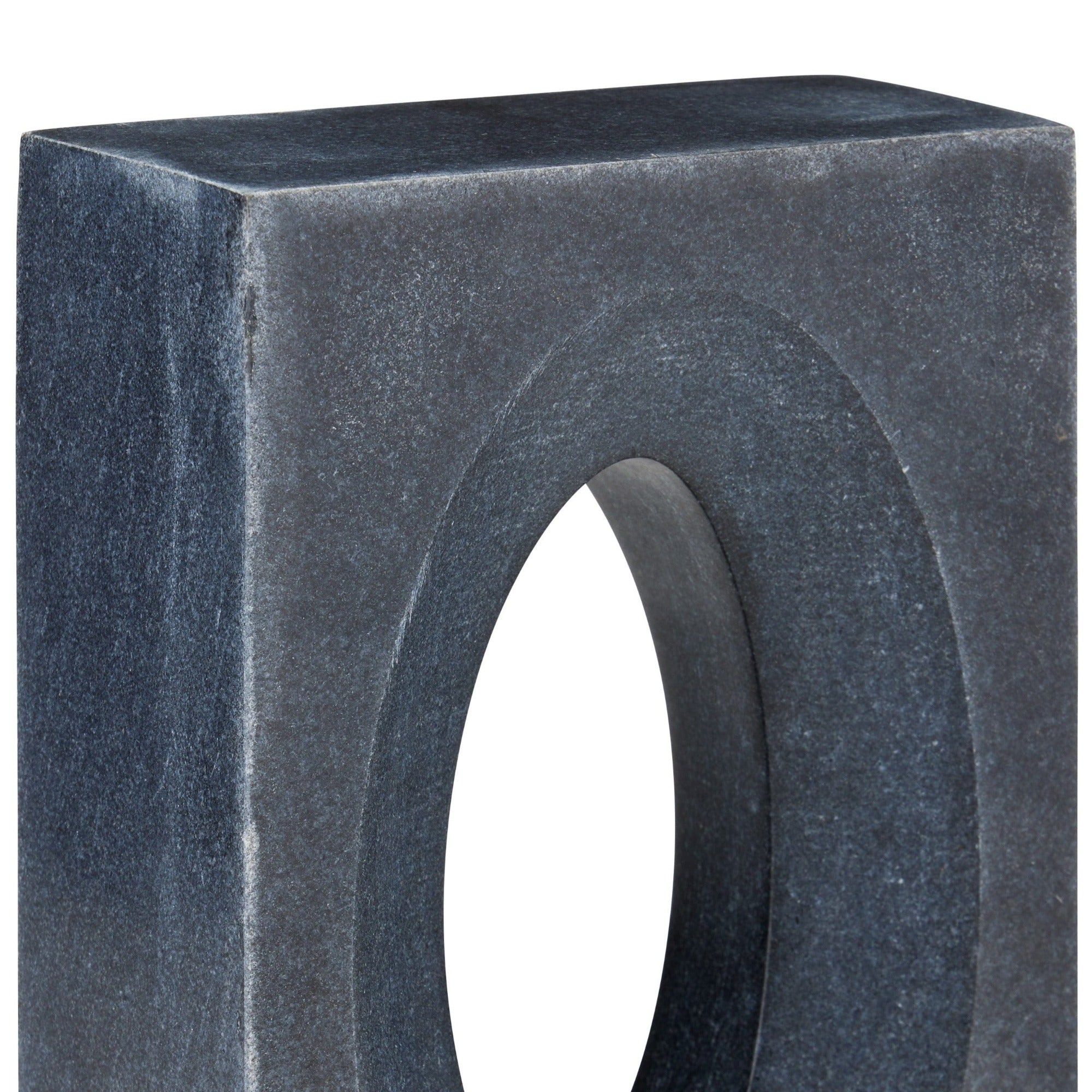 Currey & Company Demi Travertine Bookends - Thumbnail 3