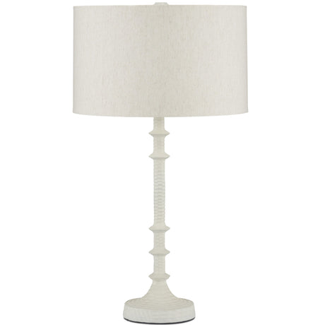 Currey & Company Gallo White Table Lamp Table Lamps currey-co-6000-0868 633306051409