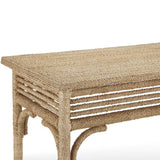Currey & Company Olisa Large Rope Console Table Accent & Side Tables 3000-0246