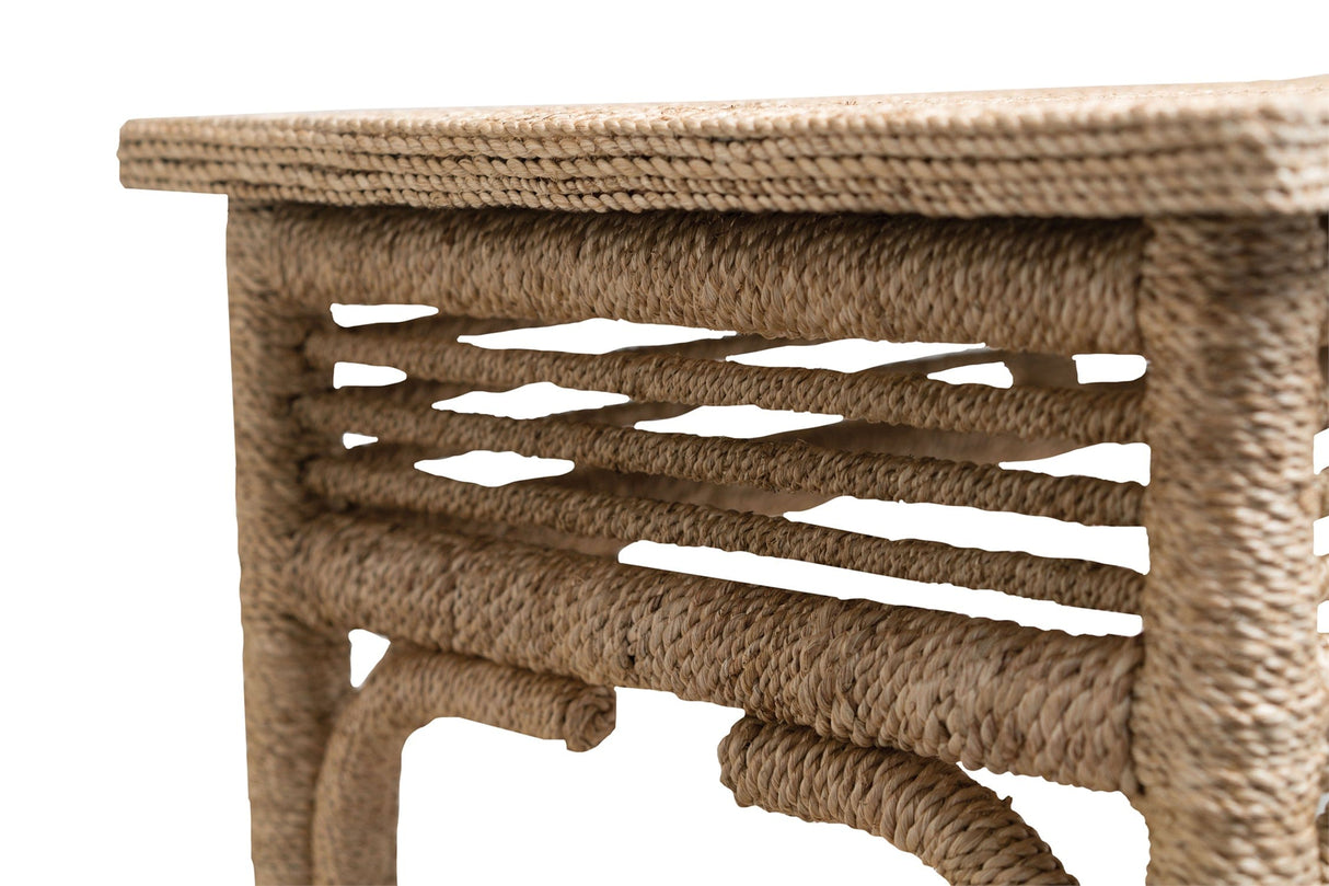 Currey & Company Olisa Rope Console Table Tables