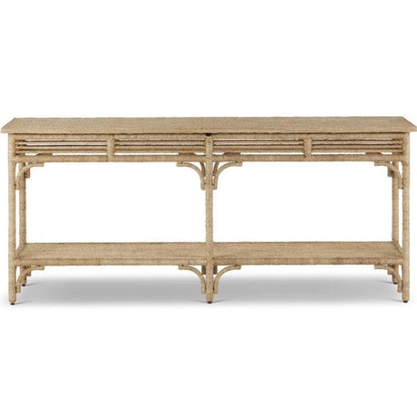 Currey & Company Olisa Rope Console Table Tables currey-co-3000-0246 633306001329