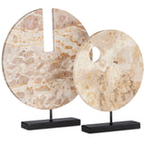 Currey & Company Wes Marble Disc Vases