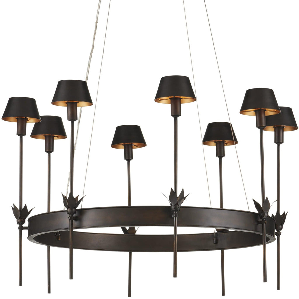 Currey & Company Coterie Bronze Chandelier – Meadow Blu