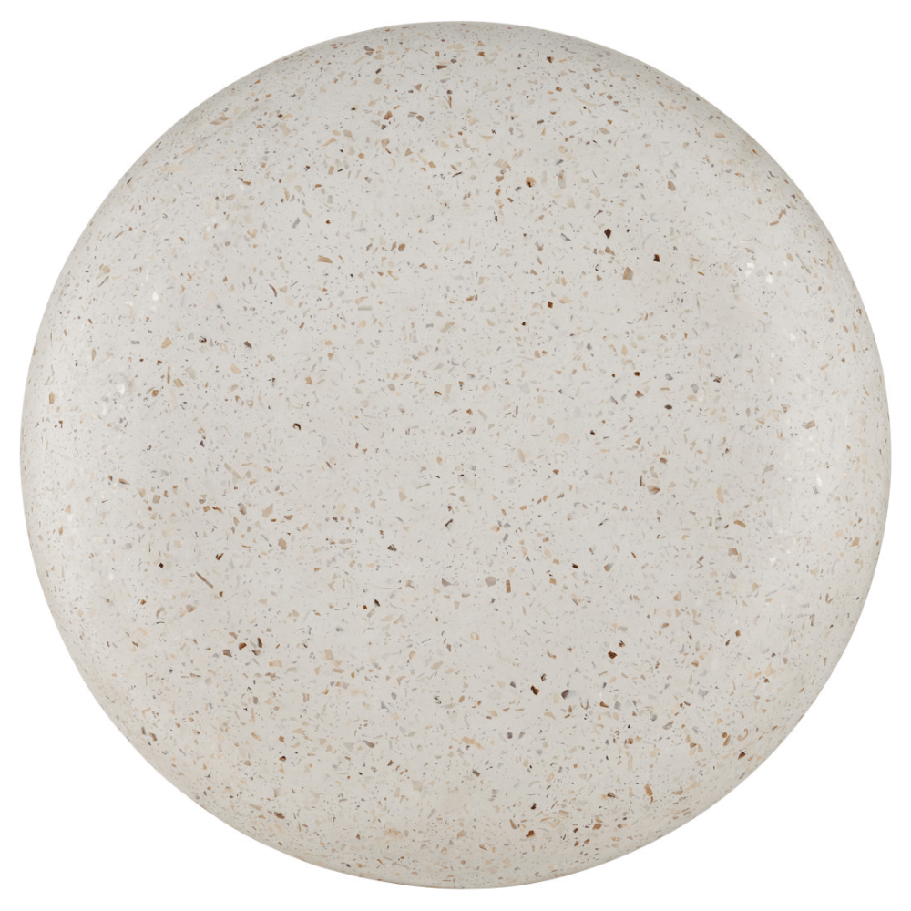 Cusani Ivory Terrazzo Stool Stool 2000-0044 633306057968