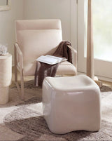 Cushion Concrete Stool/Side Table Ottomans + Stools