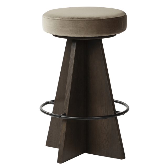 Damon Swivel Counter + Bar Stool Chair 240833-003 801542334208