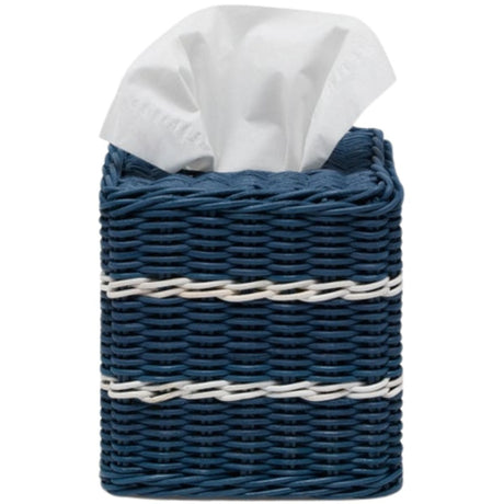 Danville Tissue Box Bath Accessories 01DANV-NVWH-TBSS