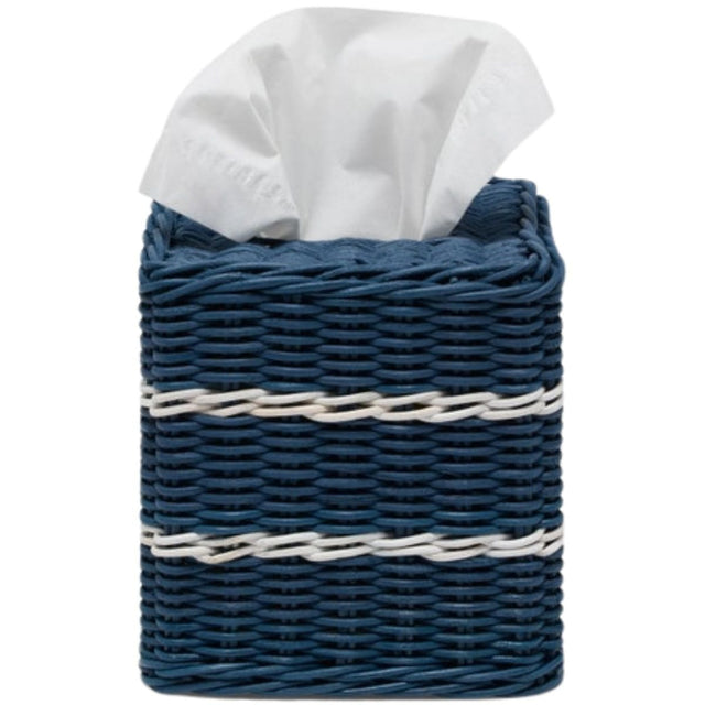 Danville Tissue Box Bath Accessories 01DANV-NVWH-TBSS