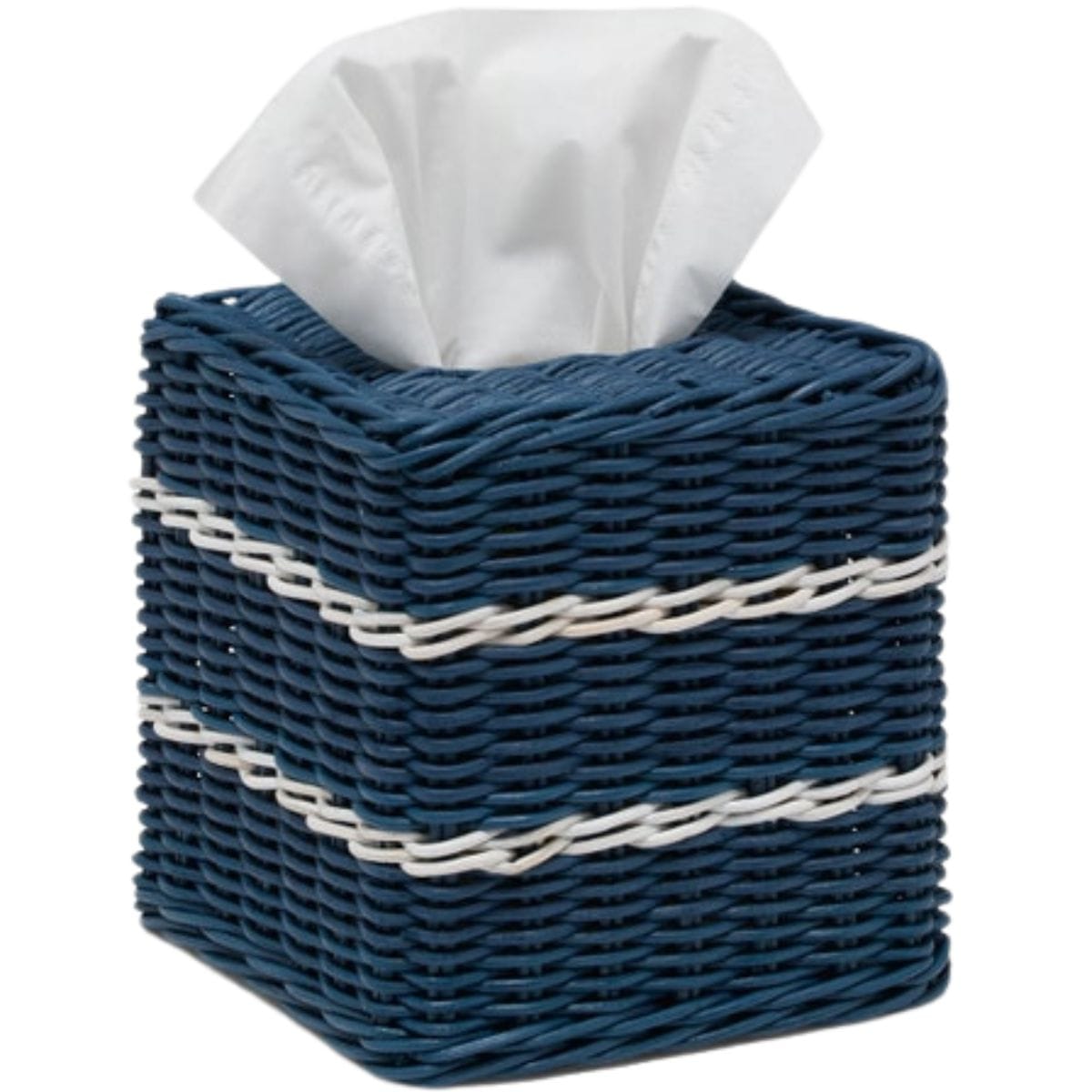 Danville Tissue Box Bath Accessories 01DANV-NVWH-TBSS