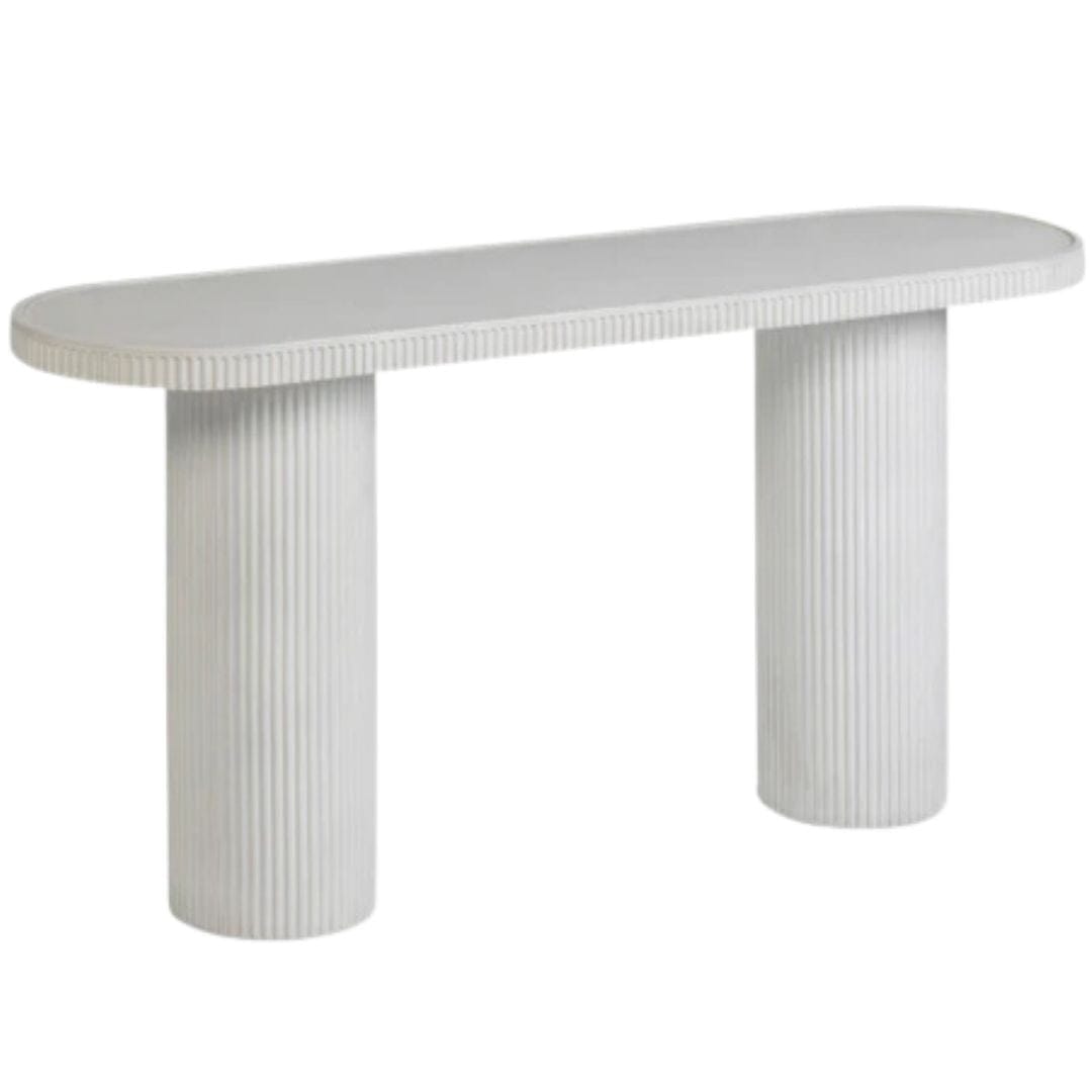 Darcy 59" Concrete Indoor/Outdoor Console Console Tables