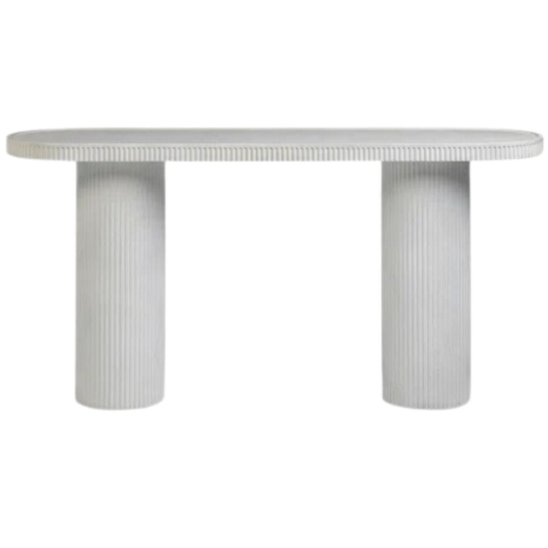 Darcy 59" Concrete Indoor/Outdoor Console Console Tables