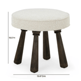 Darling Boucle Stool Ottomans + Stools