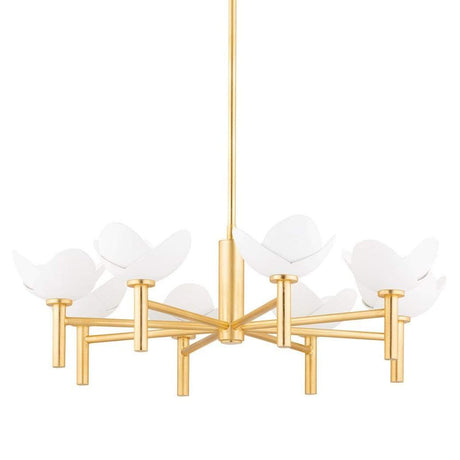 Dawson Chandelier Chandeliers 3034-GL/WP 806134021016