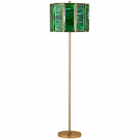 Daze Brass Floor Lamp Floor Lamps 8000-0190