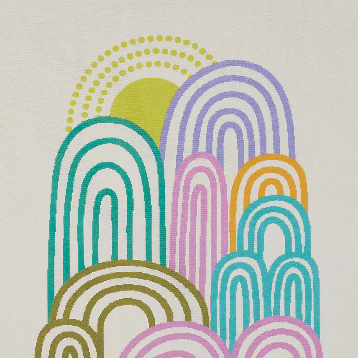 Rainbow Empire Kitchen Towel - Elizabeth Olwen