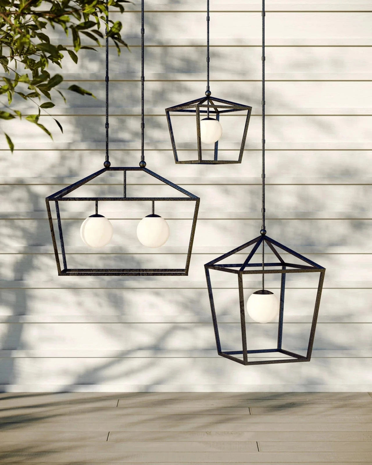 Denison Outdoor Lantern Ceiling Light Fixtures