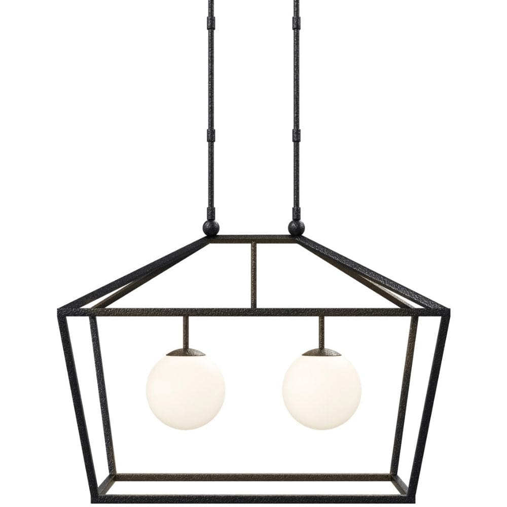 Denison Rectangular Outdoor Lantern Ceiling Light Fixtures 9500-0023 00633306064522