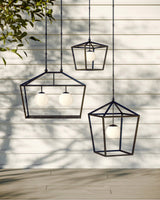 Denison Rectangular Outdoor Lantern Ceiling Light Fixtures 9500-0023 00633306064522