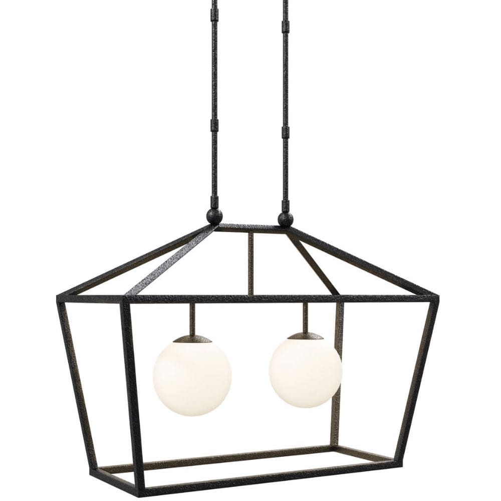 Denison Rectangular Outdoor Lantern Ceiling Light Fixtures 9500-0023 00633306064522