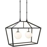 Denison Rectangular Outdoor Lantern Ceiling Light Fixtures 9500-0023 00633306064522