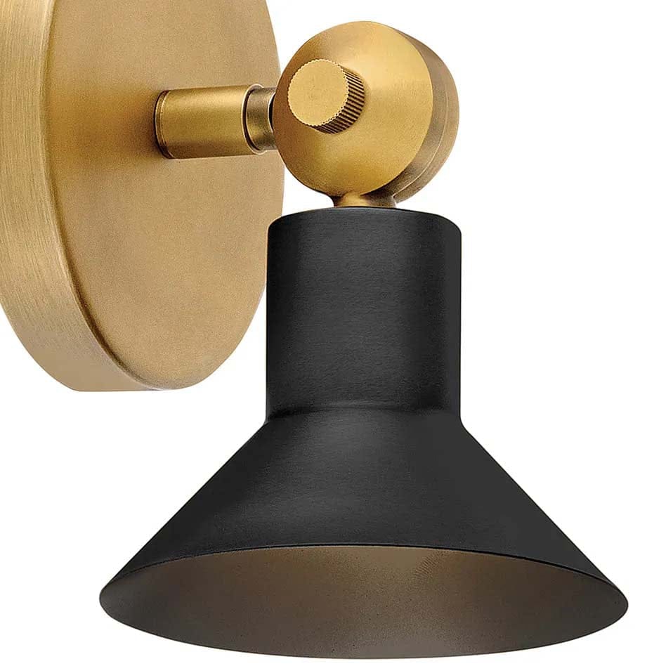 Dom Adjustable LED Sconce Sconces 48490HB-BK 640665923766