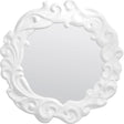 Dorthea Mirror Round + Oval Mirrors MIRDORTHEA0043WH