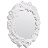 Dorthea Mirror Round + Oval Mirrors MIRDORTHEA0043WH
