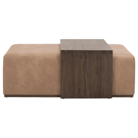 Dovetail Upholstered Coffee Table Coffee Table 6042.BBRN/IVT