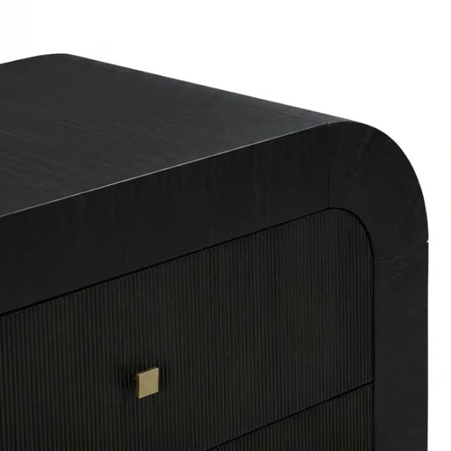 Drew Arched 3-Drawer Nightstands + Bedside Tables