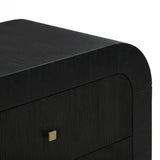 Drew Arched 3-Drawer Nightstands + Bedside Tables