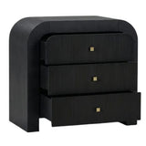 Drew Arched 3-Drawer Nightstands + Bedside Tables