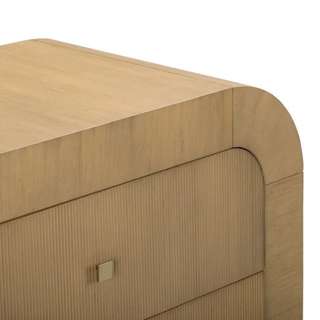 Drew Arched 3-Drawer Nightstands + Bedside Tables