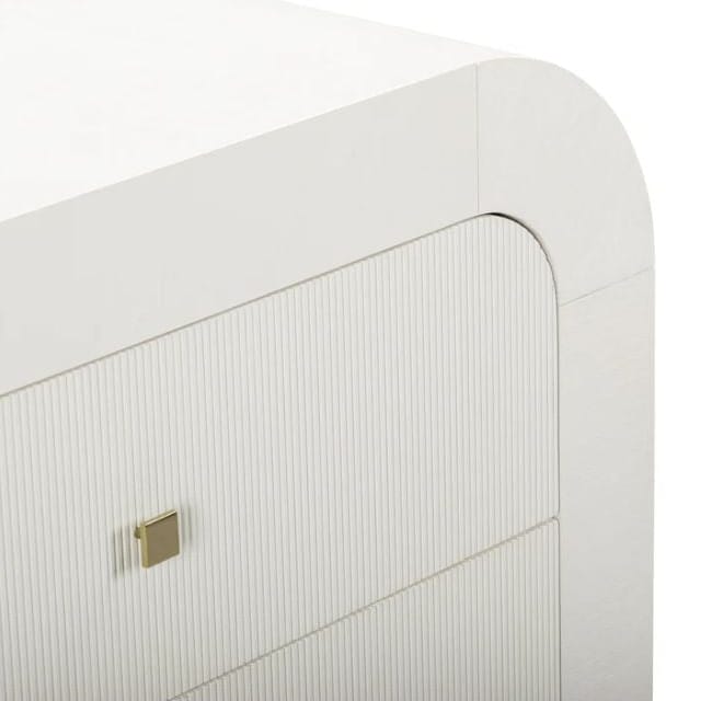 Drew Arched 3-Drawer Nightstands + Bedside Tables