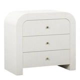 Drew Arched 3-Drawer Nightstands + Bedside Tables