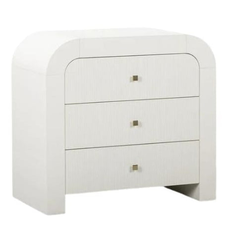 Drew Arched 3-Drawer Nightstands + Bedside Tables