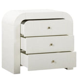 Drew Arched 3-Drawer Nightstands + Bedside Tables